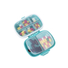8 Compartments Travel Pill Box Pill Organizer 7 Days Moisture Proof Portable Medicine Vitamin Holder Container