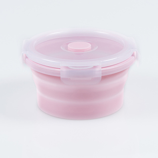 Collapsible Silicone Food Storage Containers Silicone Camping Bowl Silicone Lunch Box for Outdoor