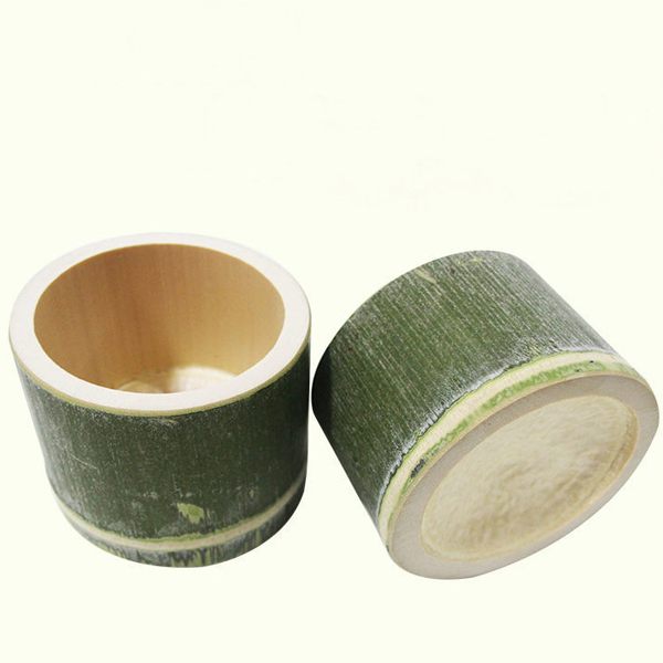 Natural Bamboo Wood Candle Holder Wedding Wood Centerpieces Table Tea Light Holders