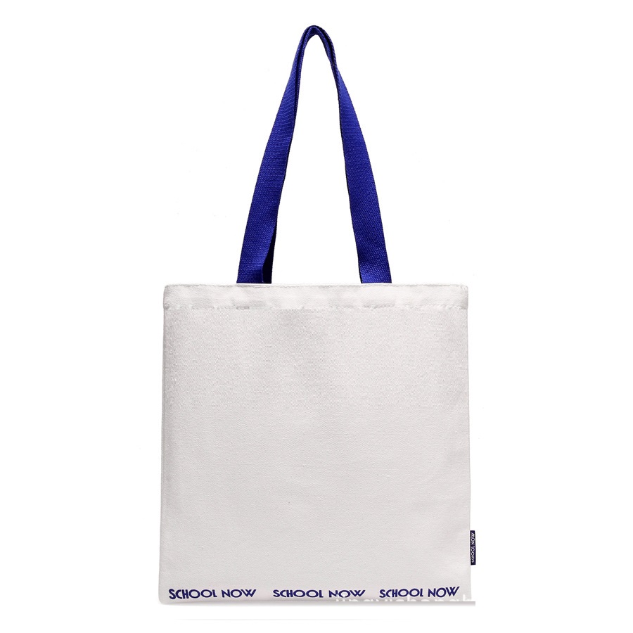 Reusable Heavy-duty Two-tone 12oz Canvas Shopping Tote Bag