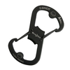 Carabiner with Double-Sided Bottle Openers