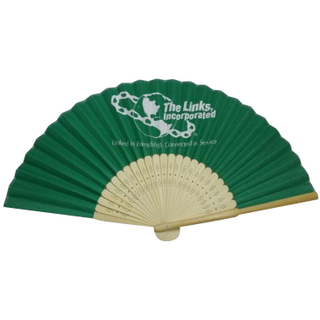 Paper Folding Hand Fan With Bamboo, Chinese Bamboo Paper Fans
