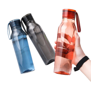19 oz. Tritan Sports Water Bottle, Transparent Gym Plastic Bottles For Fitness, Durable, Leakproof, BPA-Free