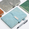 Magnetic Buckle Star-filled Notebook Custom Business Buckle Enterprise Logo Custom PU Discolourated Leather Notebook
