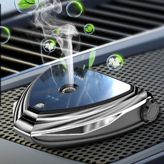 Car Aromatherapy Intelligent Atomizing High-end Car Aromatherapy Instrument Perfume Seat Accessories Number Plate Decoration