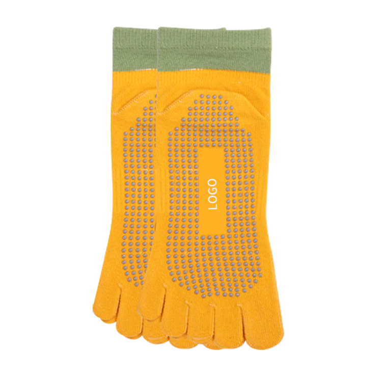 Autumn And Winter Yoga Socks Five Finger Socks Silicone Non Slip Socks Breathable Comfortable Socks