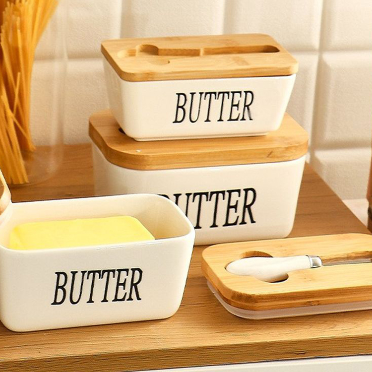 Butter Box Kitchen Finishing Refrigerator Storage Sealed Tank Rectangular Storage Box