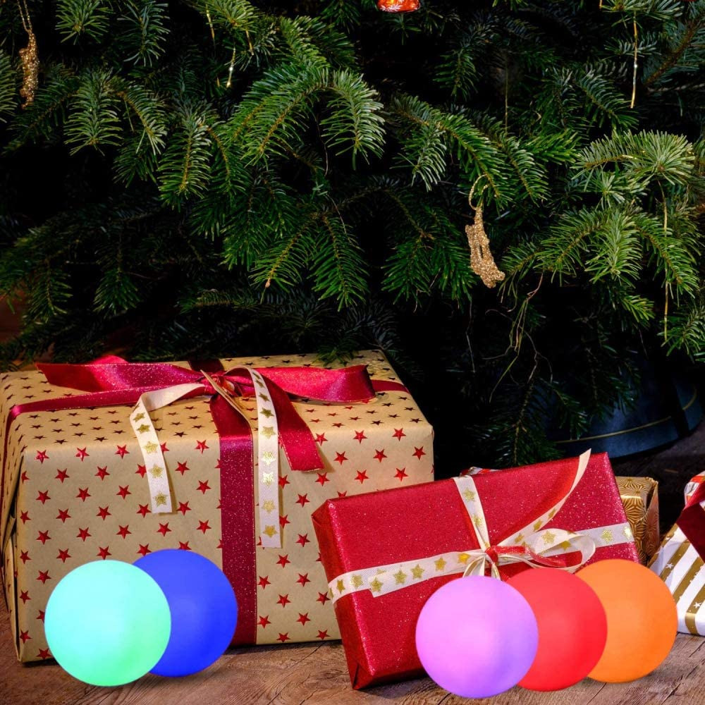 Remote Control RGB Floating LED Glow Ball for Pool & Hot Tub, 16 Color-Changing Light with 4 Lighting Modes & 8 Brightness Levels