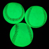 Glow-in-the-Dark PVC Baseball with Custom Logo, No Battery Luminous Baseball for Night Practice, Outdoor Sports, & Team Gifts