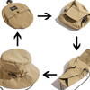 Packable Quick-Dry Bucket Hat with Integrated Pouch