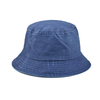 Washed Cotton Denim-Style Bucket Hat - Breathable, Durable Fabric, Structured Fit, Unisex Design,
