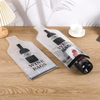 Custom Bubble Wrap Wine Bottle Sleeve with Self-Seal Adhesive - 18" x 7.25" Protective Wine Shipping Bag for Travel & Packaging
