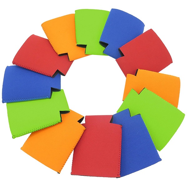 Premium Custom Neoprene Can Cooler Sleeve - Insulated Foldable Beverage Holder for Standard Cans & Bottles, Size in 3.74" * 4.92"