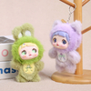 Personalized Custom Soft Vinyl Face Plush Keychain Doll
