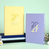A5 Size 2027 Daily Planner Notebook Office Plan Household Organizer Time Management Writing Portable Book PU Leather 8.26x5.78inch