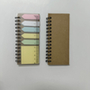 5" x 2.25" Spiral Sticky Note Booklet with Clear PP Cover, Built-In Ruler, Colorful Page Flags & Self-Adhesive Memo Pads
