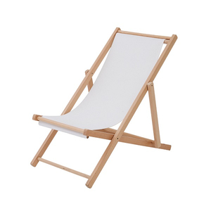 Custom Pine Wood Frame Folding Beach Chair with 600D Oxford Fabric - Portable Lightweight Chair for Beach, Camping, Picnic