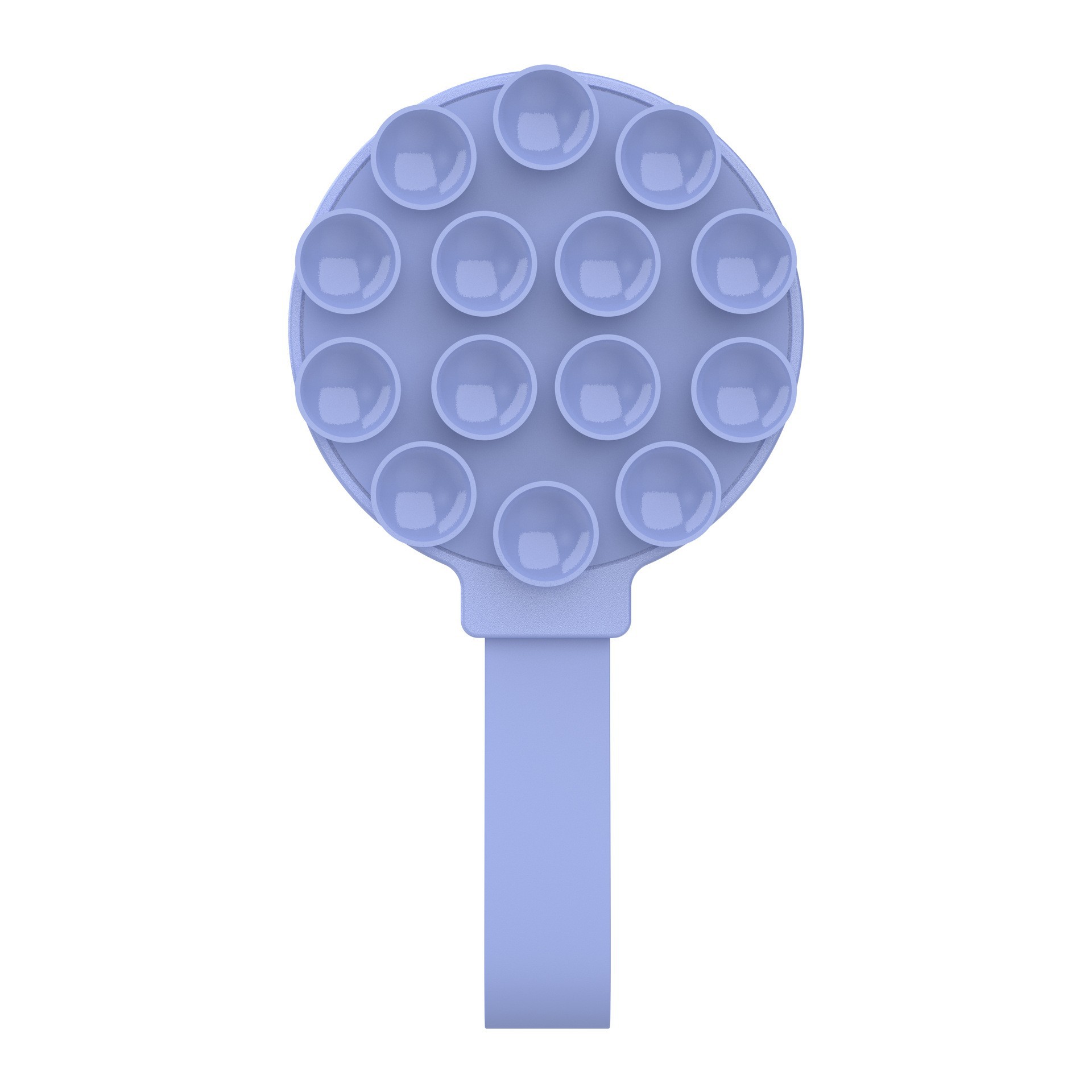 Round Magnetic Silicone Phone Suction Cup With Grip Strap