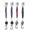 Premium Golf Club Cleaning Brush with Groove Cleaner Spike & Retractable Badge Reel & Carabiner