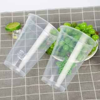 34 oz Disposable PP Plastic Cup with Leak-Resistant Lid - Large Capacity Party Drink Cup for Hot & Cold Beverages, BPA Free