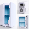 6L Portable Mini Fridge Cooler & Warmer, Dual Use Car & Home, ABS Material, Compact Refrigerator for Skincare, Drinks & Food