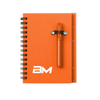 Compact PP Spiral Notebook with Pen, Sticky Notes & Ruler