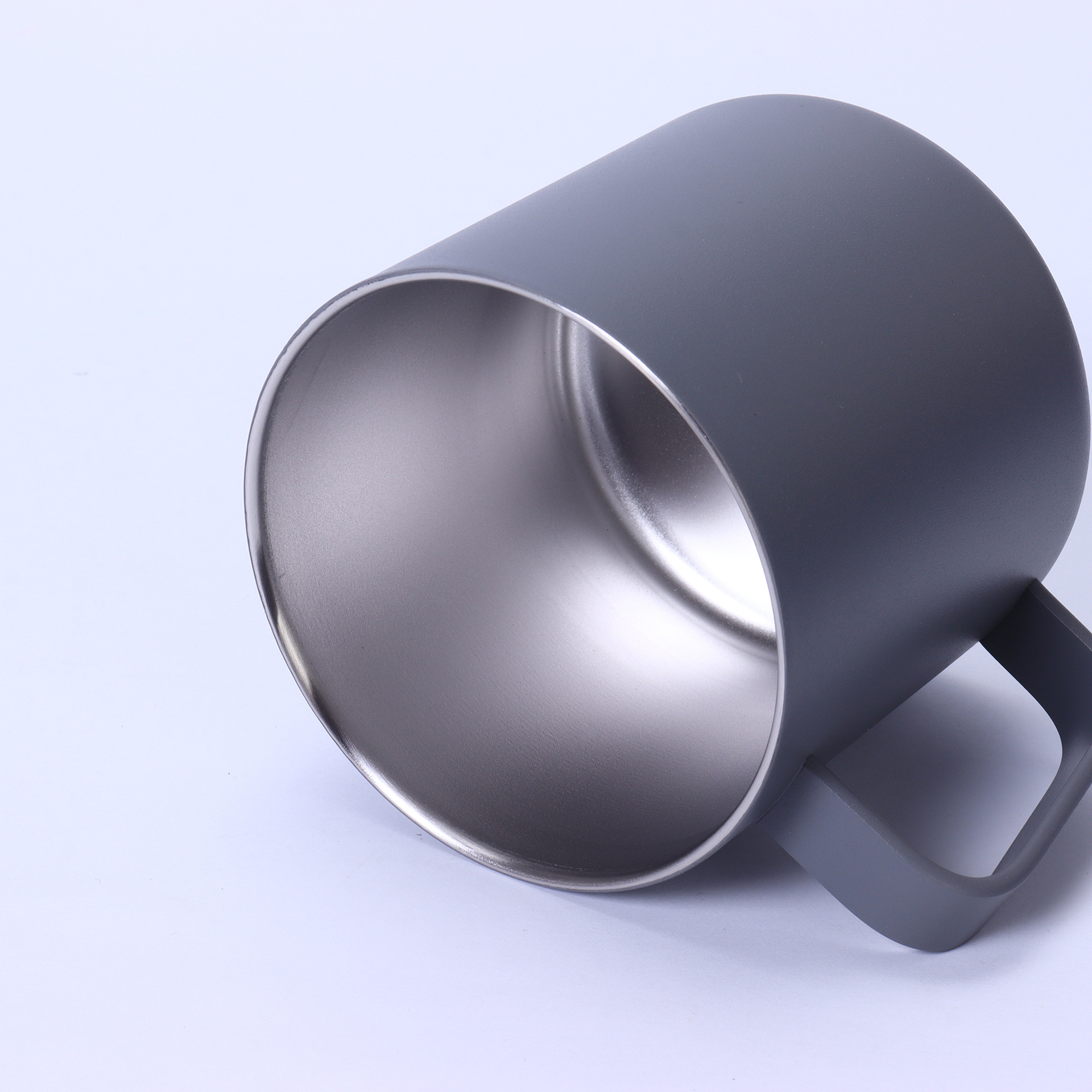 14oz 304 Stainless Steel Mug With Lid & Handle