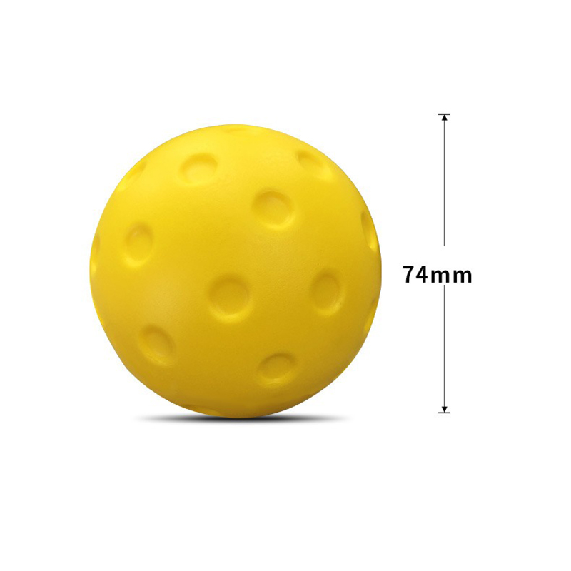 74mm Soft PU Foam Practice Silent Pickle Balls Stress Relievers