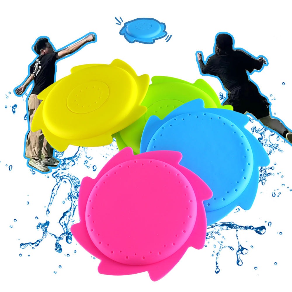 Children Splash Water Flying Disc Toys, Water Sprinkler Flying Disc - Silicone Spray Disc for Kids Outdoor Summer Play