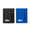 Compact PP Spiral Notebook with Pen, Sticky Notes & Ruler