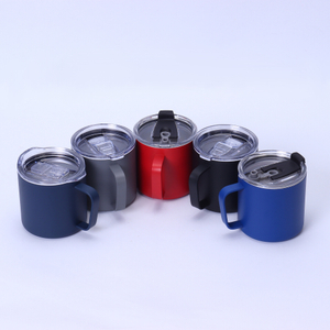 14oz 304 Stainless Steel Mug With Lid & Handle