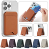 MagSafe Compatible Magnetic PU Leather Phone Wallet with Adjustable Stand, Detachable Phone Back Wallet with Multi-Angle Viewing