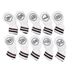 PU leather golf iron head cover set with waterproof exterior and elastic secure fit. Size 6.69" * 2.76", Durable, easy to clean.