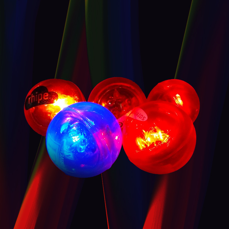 LED Light-Up Bounce Ball with Motion Activated Lights, 1.93" Flashing Bouncy Ball with Auto Shut-Off Timer, Fun Promotional Toys