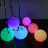 Colorful LED Exercise Ball, Custom LOGO Vinyl Luminous Swing Exercise Ball Juggling Balls for Sports F