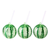 LED Light-Up Novelty Tumbler with Straw - Baseball, Football & Watermelon Shapes