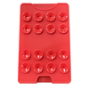 Hands-Free Silicone Suction Cup Phone Wallet Card Holder With 16 Suction Cups