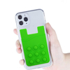 Silicone Adhesive Phone Wallet with Pop Bubble, Stick-On Phone Card Holder, Slim Fidget Phone Accessory for Cards & ID