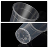 34 oz Disposable PP Plastic Cup with Leak-Resistant Lid - Large Capacity Party Drink Cup for Hot & Cold Beverages, BPA Free