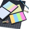 Paper Self-Adhesive Sticky Notes Set with Soft PU Cover Memo Pads Booklet