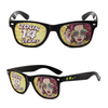 Full Color PC Pinhole Sunglasses with Perforated Stickers