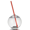 LED Glitter Light Plastic 24oz Ball Drinks Cup
