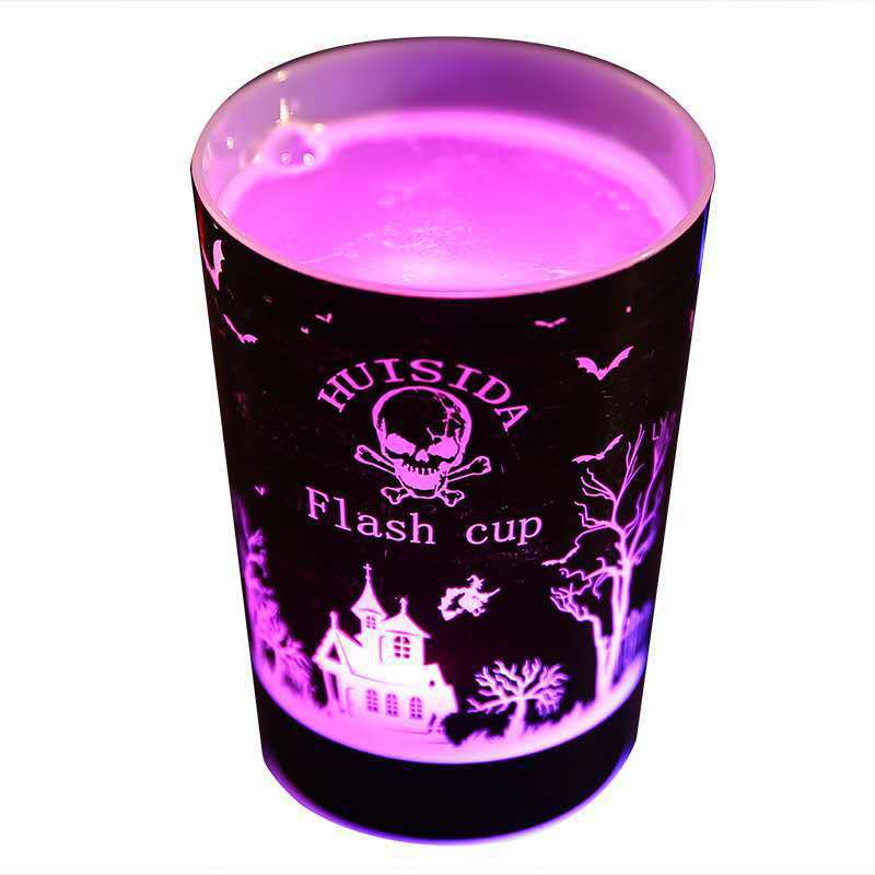 Reusable 12oz LED Light-Up Plastic Cup with Automatic Liquid Activation, Glow Cocktail Cup for Parties, Bars & Promotional Events