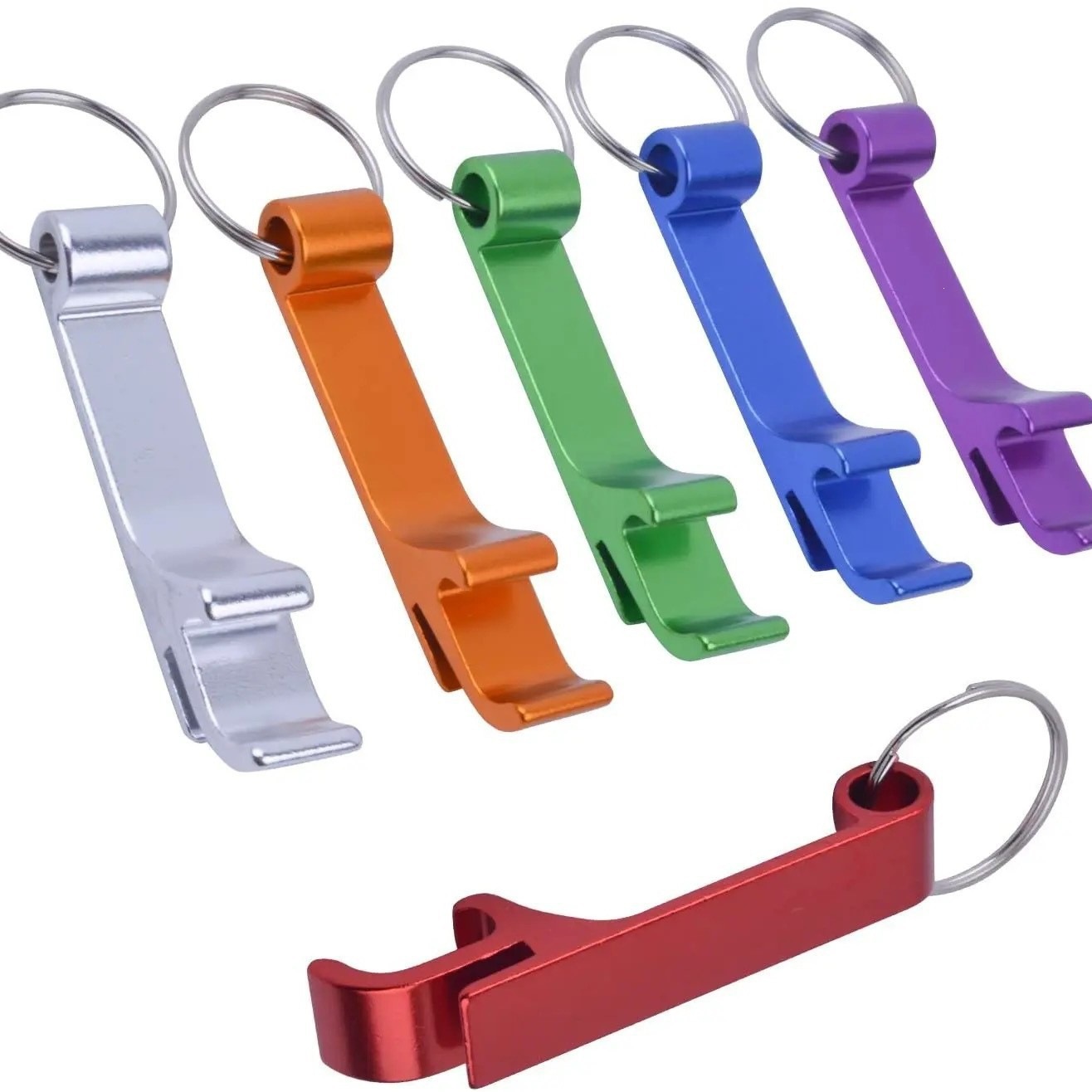 Custom Aluminum Bottle Opener Keychain