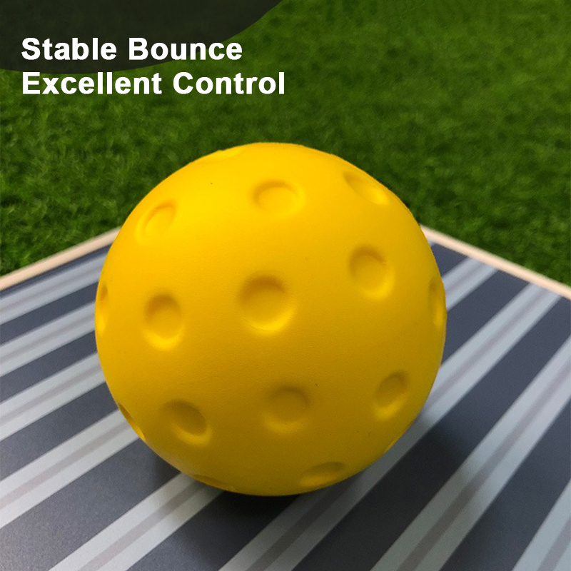74mm Soft PU Foam Practice Silent Pickle Balls Stress Relievers