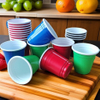 2oz Disposable Shot Cups -- Mini Plastic Party Cups for Events & Tastings