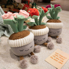 Plush Cute Potted Plant Decoration