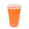 34 oz Disposable PP Plastic Cup with Leak-Resistant Lid - Large Capacity Party Drink Cup for Hot & Cold Beverages, BPA Free