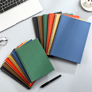 Custom Kraft Paper Spiral Notebook with Hardcover, 40 Lined Pages, A5/B5 Wirebound Journal for Office, School & Promotional