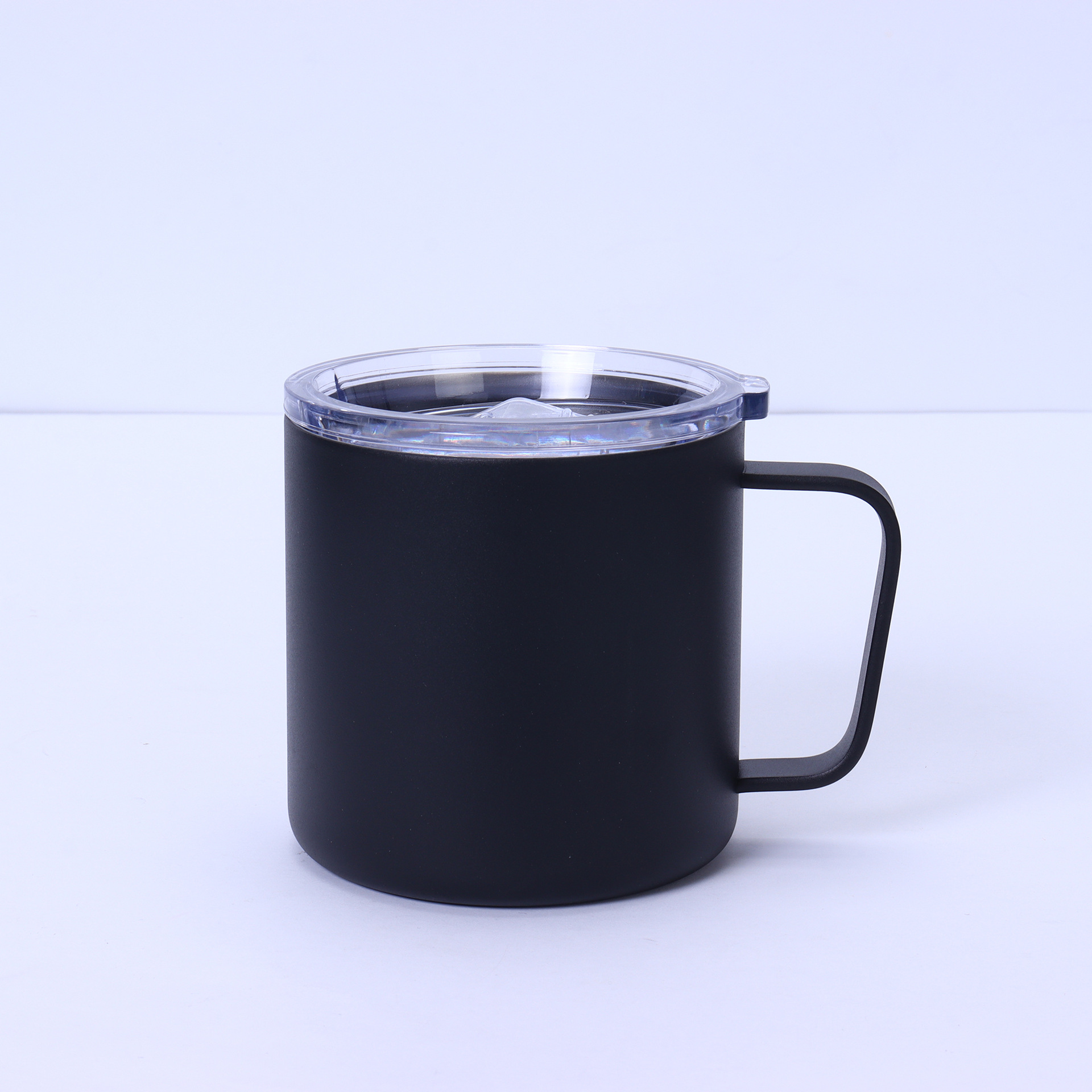 14oz 304 Stainless Steel Mug With Lid & Handle
